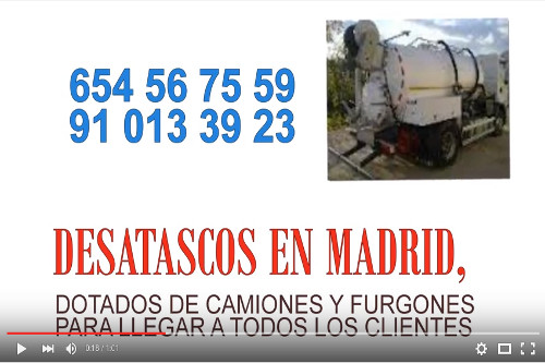 Desatascos en Madrid